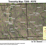 McClellan Mountain T20S R37E Township Map Preview 1