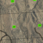 McClellan Mountain T20S R37E Township Map Preview 3