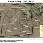 Deer Butte T21S R45E Township Map Preview 1