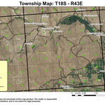 Bully Creek Reservoir T18S R43E Township Map Preview 1