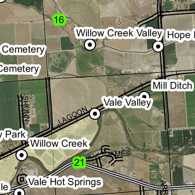 Vale T18S R45E Township Map Preview 2