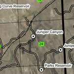 Warm Springs Reservoir T23S R37E Township Map Preview 2