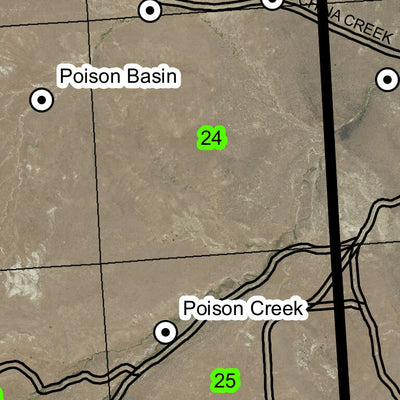 Black Butte T21S R37E Township Map Preview 2