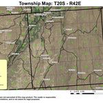 Harper T20S R42E Township Map Preview 1