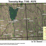 Beulah Reservoir T19S R37E Township Map Preview 1