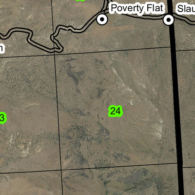 Beulah Reservoir T19S R37E Township Map Preview 2