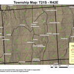 Hoodoo Ridge T21S R42E Township Map Preview 1