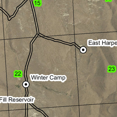 Hoodoo Ridge T21S R42E Township Map Preview 2