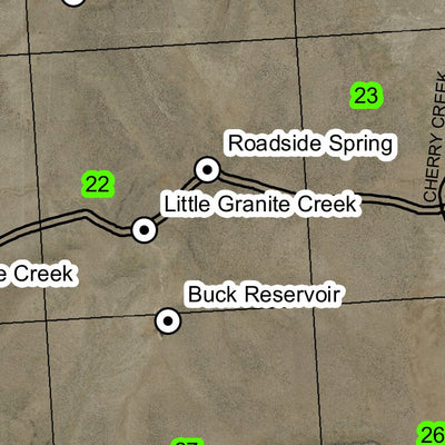 Shumway Reservoir T23S R39E Township Map Preview 2