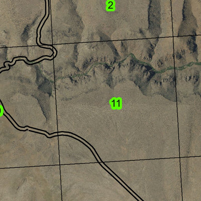 Shumway Reservoir T23S R39E Township Map Preview 3