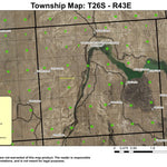 Diamond Butte T26S R43E Township Map Preview 1