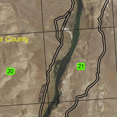 Diamond Butte T26S R43E Township Map Preview 2