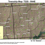 Grassy Mountain T22S R44E Township Map Preview 1