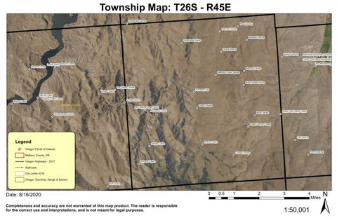 Grassy Ridge T26S R45E North Township Map Preview 1