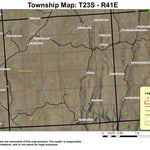 Mud Spring T23S R41E Township Map Preview 1