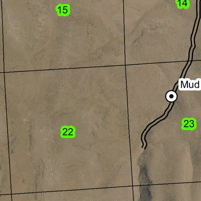 Mud Spring T23S R41E Township Map Preview 2