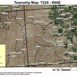 Coyote Gulch T22S R46E Township Map Preview 1