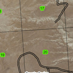 Coyote Gulch T22S R46E Township Map Preview 2
