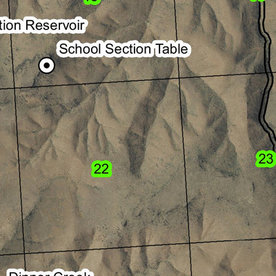 Hunter Peak T21S R39E Township Map Preview 2