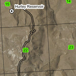 Hurley Spring T23S R42E Township Map Preview 2