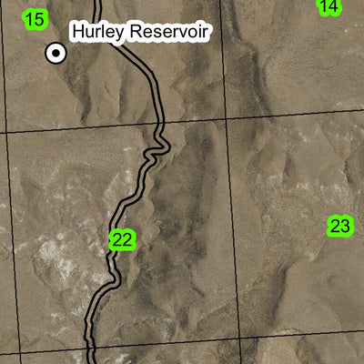 Hurley Spring T23S R42E Township Map Preview 2