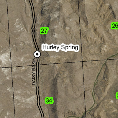 Hurley Spring T23S R42E Township Map Preview 3