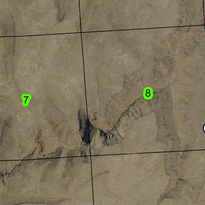 Red Butte T23S R40E Township Map Preview 3
