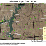 Lake Owyee T23S R44E Township Map Preview 1