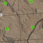 Lake Owyee T23S R44E Township Map Preview 2
