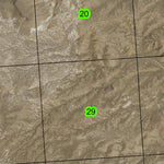 Burnt Mountain T23S R43E Township Map Preview 3