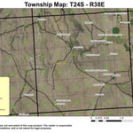 Hickey Basin T24S R38E Township Map Preview 1
