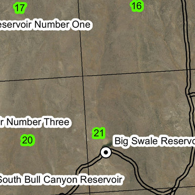 Monument Peak T22S R39E Township Map Preview 2