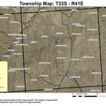 Rufino Butte T22S R41E South Township Map Preview 1