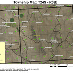 Monumental Rock T24S R39E Township Map Preview 1