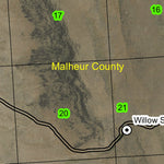 Monumental Rock T24S R39E Township Map Preview 2