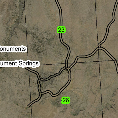 Monumental Rock T24S R39E Township Map Preview 3