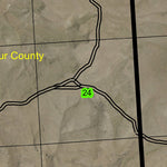 Swamp Creek T25S R37E Township Map Preview 2