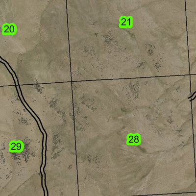 Swamp Creek T25S R37E Township Map Preview 3