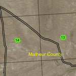King Brown Cabin T24S R41E Township Map Preview 3