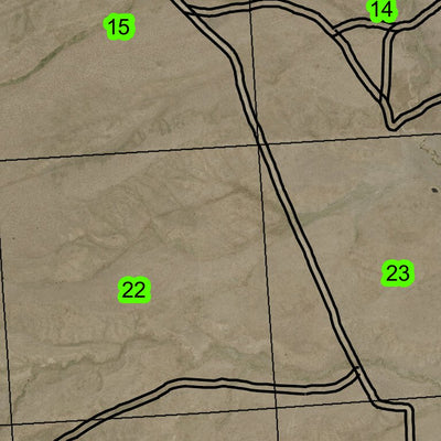 Swamp Creek Buttes T25S R38E Township Map Preview 2