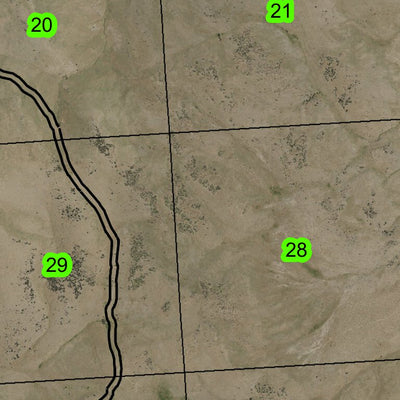 Swamp Creek Buttes T25S R38E Township Map Preview 3