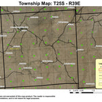 Star Mountain T25S R39E Township Map Preview 1