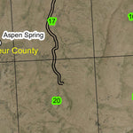 Star Mountain T25S R39E Township Map Preview 3