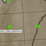 Butte Reservoir T25S R41E Township Map Preview 2