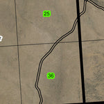 Butte Reservoir T25S R41E Township Map Preview 3