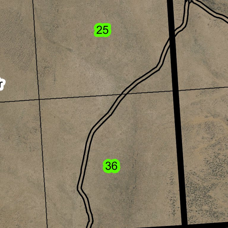 Butte Reservoir T25S R41E Township Map by Super See Services | Avenza Maps