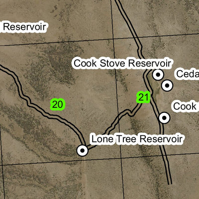 Cedar Mountain T26S R41E North Township Map Preview 2