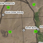 Moss Gulch T25S R46E Township Map Preview 2