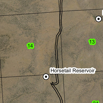 Black Canyon Creek T26S R42E South Township Map Preview 3