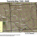 Tex Martin Lake T26S R40E Township Map Preview 1